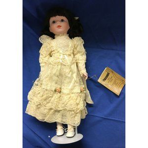 Jennifer 17" Mann Porcelain Doll Seymour Mann's Connoisseur Doll Collection 1990
